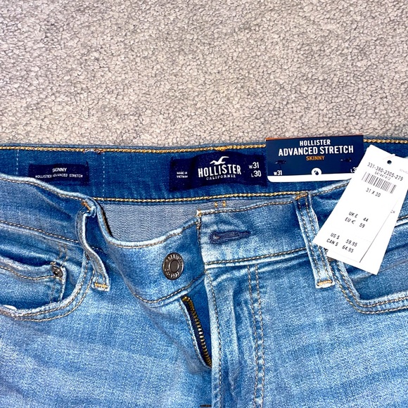 Brand New Hollister Mens Advanced Stretch Skinny Jeans - Picture 7 of 7